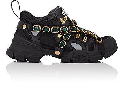gucci 2014 jeweled black leather dress